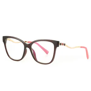 В наличии, разноцветные очки, новый стиль, круглые женские оптические оправы для очков, мужские очки
