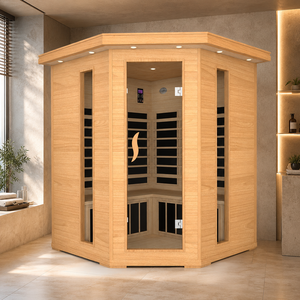 Spa Interior con Esquina Infrarroja Seca, Asientos en Forma de L, Calefacción Multizona y Cristal Panorámico - Product Image 1