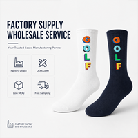 Chaussettes de sport personnalisées avec logo OEM pour hommes et femmes, en coton jacquard tricoté avec un design personnalisé pour la saison d'automne