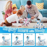 Robot Anjing Pintar KK Baru untuk Anak-Anak, Edukatif, Dapat Diisi Ulang, Menari, Interaktif, Dapat Diprogram, dengan Remote Control