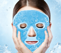 Masques compressifs chauds et froids pour les yeux, les cernes, les poches, les migraines, les maux de tête, les rougeurs dues au stress, avec un soulagement par le froid et la glace