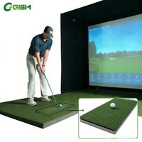 Tapis de frappe de golf multicouche 3D pour bandes d'insertion de golf
