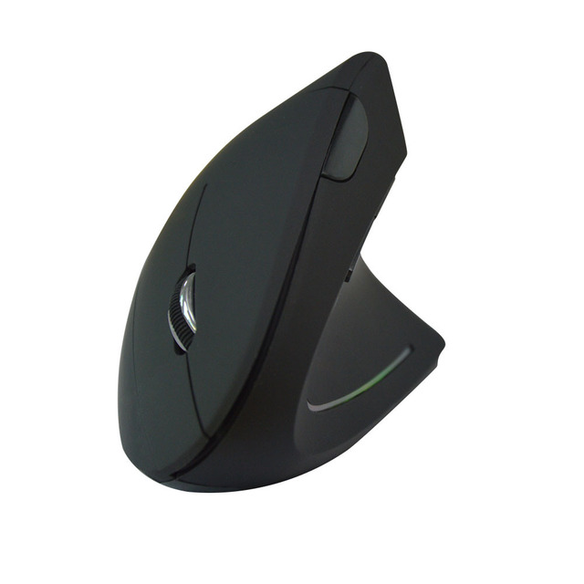 Left,right Hand Vertical Wireless Wireless Photoelectric Mouse Charging Left-handed Upright Mouse LED Carton Usb Picture Screws