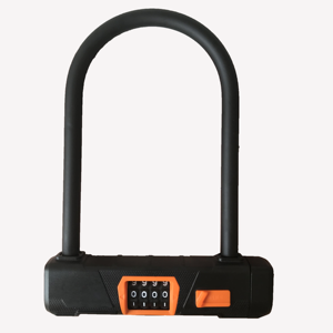 Lucchetto a U in Acciaio Resistente di Alta Qualità con Codice <span class=keywords><strong>Antifurto</strong></span> per MTB, Bici da Strada, E-bike e Moto - Product Image 6