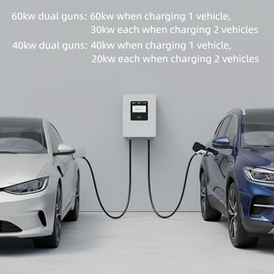 Station de recharge murale Eondrive pour véhicules électriques, double connecteur CCS2 CCS1 GBT Chademo, 20kW 30kW 40kW 60kW, usage domestique et commercial, OCPP - Product Image 4