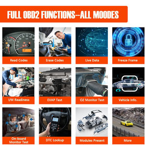 CGSULIT SC630 Soporte SRS/ABS Reinicio Coche <span class=keywords><strong>OBD2</strong></span> Lector de código Escáner - Product Image 6