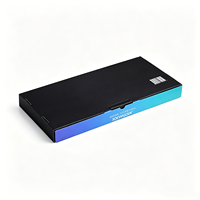 Boîte d'expédition pliable en carton ondulé personnalisée, imprimée en couleur, avec insert en carton, durable, pour le commerce électronique, portable et réutilisable