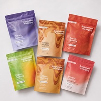 Sachets Mylar personnalisés imprimés Cali Packs 3.5g 7g 14g 28g, pochettes à fermeture éclair verticales, résistantes à l'humidité, pour emballage de bonbons et herbes, vente en gros