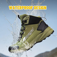 Chaussures tactiques de randonnée et de trekking décontractées pour hommes de la marque Hanagal Custom Factory, chaussures imperméables originales, OEM/ODM, noires en stock