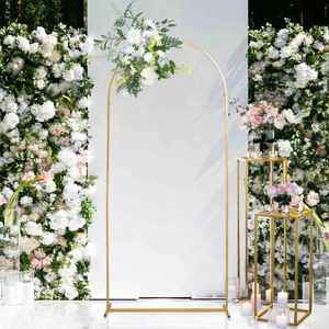 Gold Arch <b>Backdrop</b> Metal <b>Stand</b> Frame Set , Firm Frame Make <b>Backdrop</b> Frame Be Widely Used on Various Occasions for Many Times - Product Image 1