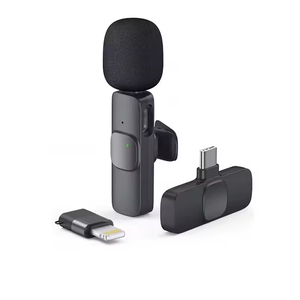Microphone Lavalier Sans Fil Portable K8 Mini Stéréo pour Enregistrement Audio Vidéo <span class=keywords><strong>Studio</strong></span> en Direct Compatible <span class=keywords><strong>TikTok</strong></span> Vente Directe Usine - Product Image 4