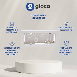 Gloca กล่องแยกพลาสติกสำหรับติดตั้งด้านนอก6P, กล่องแยกอุปกรณ์อิเล็กทรอนิกส์ - Product Image 2