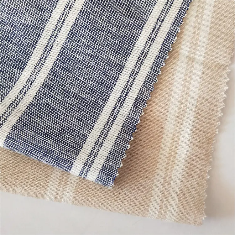 Chenyutexl alta calidad suave fabricantes al por mayor tela de algodón de lino para ropa de lino