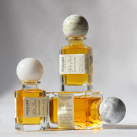 Bouteilles de parfum à sertir personnalisées 50ML 100ML Bouteille rectangulaire irrégulière en verre transparent Bouteille de parfum vide avec boîte