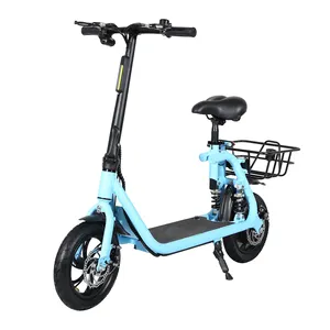 Mini bicicleta eléctrica para niños y adultos, patinete plegable de peso ligero, motor de 500w, precio al por mayor, barato
