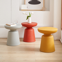 Canapé de salon pour la maison Table d'appoint pour balcon Table à thé simple Table d'angle basse ronde minimaliste créative en forme de champignon