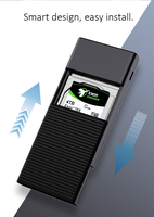 Hub USB-C 6-en-1 MC30 : Élargissez votre espace de stockage avec SATA 2,5 pouces, USB 3.0 + 2.0, double lecteur de carte (1 To), 5 Gbit/s, design fin pour PC/téléphone, hub USB-A
