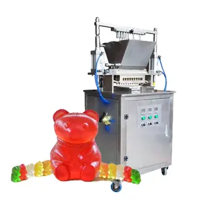 Đầy đủ tự động Vitamin Gummy gấu máy làm nước ép trái cây mứt trung tâm điền Gummy Máy chăm sóc tóc Gummy máy tại Trung Quốc