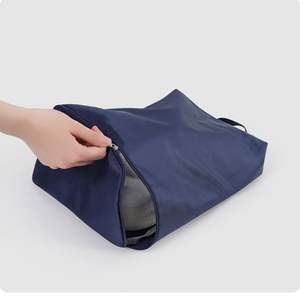 Sac de rangement pour chaussures portable, lavable, style simple, personnalisé, anti-poussière, sac à chaussures anti-poussière, style à cordon, sac à chaussures de sport - Product Image 5