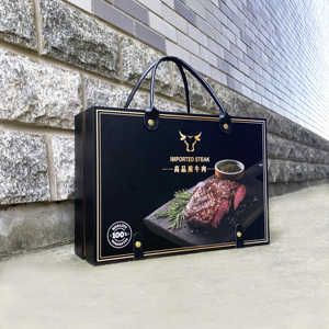 Chaîne du froid personnalisée Wagyu Solution de livraison gratuite sans souci Boîte en papier isolée réfrigérée pliable pour l'expédition de fruits de mer de boeuf froid - Product Image 2