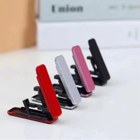 Support de téléphone portable universel magnétique pliable en ABS, mini support de bureau portable pour téléphone portable