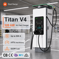 Starcharge Nouveau Titan V4 Chargeur Public Rapide DC Haute Puissance pour Véhicules Électriques (EV) et Camping-cars