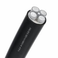 Câble en aluminium basse tension WDZ-YJLV, câble isolé XLPE avec gaine en PVC pour ligne d'alimentation principale de centre commercial