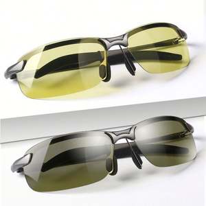 Gafas de Sol Polarizadas con Marco de Aleación para Hombre y Mujer, con Logotipo Personalizado, Protección UV400, Fotocromáticas, Visión Nocturna - Product Image 1