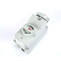 Prise isolée à interverrouillage mécanique ZNG-5792 pour conteneur frigorifique, 440V 32A-3H, 4 broches
