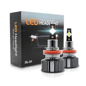 Super brightest 8000lm car Led headlight h4 h11 bulbs 6500K lighting