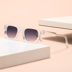 Nouvelles lunettes de soleil carrées rétro pour femmes, lunettes de soleil simples de luxe UV400, lunettes de soleil vintage à la mode pour femmes - Product Image 3