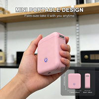 Mini-imprimante thermique HZTZ sans encre, interface USB, 203 dpi, largeur de papier 12-15 mm, pour étiquettes, maison, bureau, supermarché, stock, garantie 1 an