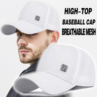 Gorra de Béisbol de 5 Paneles Estilo Étnico Chino, 100% Poliéster, Tejido de Malla Transpirable, Bordado 3D, Ajustable, Protección Solar, Unisex
