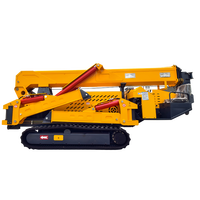 Mini-grue araignée sur chenilles UNW 3-8 tonnes, hydraulique, mobile, électrique/diesel, CE, utilisation intérieure/extérieure, télécommande, plateforme de 18 m