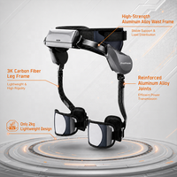 Exosquelette robotisé d'assistance à la marche avec conception légère en fibre de carbone, contrôle par application, certifié CE pour le soutien à la mobilité