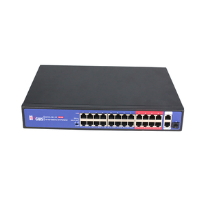 24 Port Gigabit 1000Mbps Passive Power Over <b>Ethernet</b> PoE <b>Switch</b> with SFP for CCTV Camera - Product Image 4