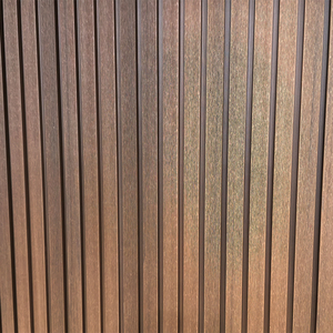 Trang trí nội thất gỗ tấm Tường thay thế 3D nổi PS Panel tường PS tấm lưới tản nhiệt từ nhà máy. - Product Image 4