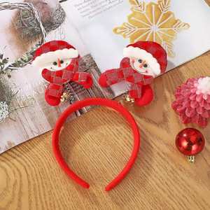 <b>Christmas</b> Cartoon Headband for Children-Party Holiday Props Cloth Material Factory Wholesale - Product Image 2