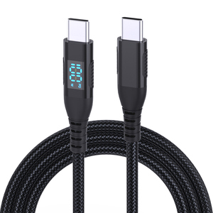 Cavi di fabbrica del cavo del telefono OEM Para Celular Cabo Usb 60W 100W tipo c a tipo c Display a Led cavo di ricarica del telefono - Product Image 5