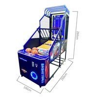 55 pouces épique basket-ball tempête Arcade tir jeu Machine intérieur métal basket-ball jeu course 220v tension grand écran Amusement