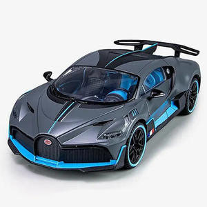 بوجاتي إذن lisense 1:18 بوجاتي Divo 11.5*26*7.5 سنتيمتر محاكاة سبيكة نموذج التراجع الصوت و ضوء سيارة نموذج - Product Image 1