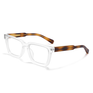 Gran oferta, accesorios gruesos recetados, <span class=keywords><strong>gafas</strong></span> ópticas cuadradas TR90, <span class=keywords><strong>gafas</strong></span> antiluz azul, diseño <span class=keywords><strong>de</strong></span> marca Vintage para hombres - Product Image 4