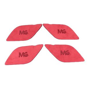 Tcart โลหะ + ผ้าสักหลาดสั้น4ชิ้นอุปกรณ์เสริมสำหรับ <span class=keywords><strong>MG</strong></span> <span class=keywords><strong>ZS</strong></span> <span class=keywords><strong>EV</strong></span> HS MG6 MG5 ezs ที่จับประตูด้านในฝาครอบป้องกันรอยขีดข่วน - Product Image 1