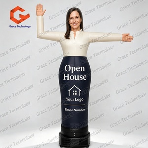 Sky Dancer Gonflable Personnalisé Visage Humain, Publicitaire pour Agents Immobiliers, pour Visite Immobilière, Modèle Homme Ondulant - Product Image 6
