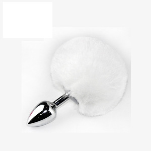 Rabbit Tail Anal <strong>Plug</strong> 4 Color Stainless Steel Fetish Bondage Sex <strong>Female</strong> Bondage Fox Tail <strong>Plugs</strong> <strong>Butt</strong> <strong>Plugs</strong> - Product Image 4