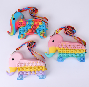 Yeni dekompresyon itme Pop kabarcık silikon bilezik, stres rahatlatıcı Dimple sıkmak Fidget duyusal oyuncaklar çocuklar için hediye - Product Image 5