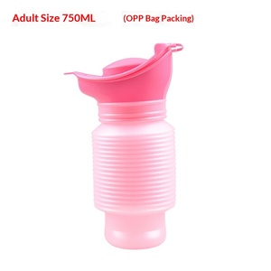 Urinoir d'urgence portable, bouteille d'urine pour voiture, convient aux garçons, aux filles, aux enfants et aux adultes, seau de toilette d'urgence rétractable - Product Image 4