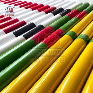 Equine products Horse Show Jumping wooden Poles in different colors