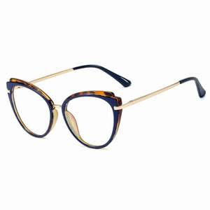 Nouvelles lunettes de vue pour ordinateur, style vintage, logo personnalisé, monture TR90, verres transparents, anti-lumière bleue, pour femmes - Product Image 4