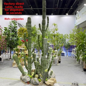 <span class=keywords><strong>Cactus</strong></span> Artificial (Saguaro) de Gran Tamaño, Estilo Nórdico, 100-200 cm, en Maceta, Temática del Desierto, Ideal para Decoración de Pisos y Escaparates - Product Image 3